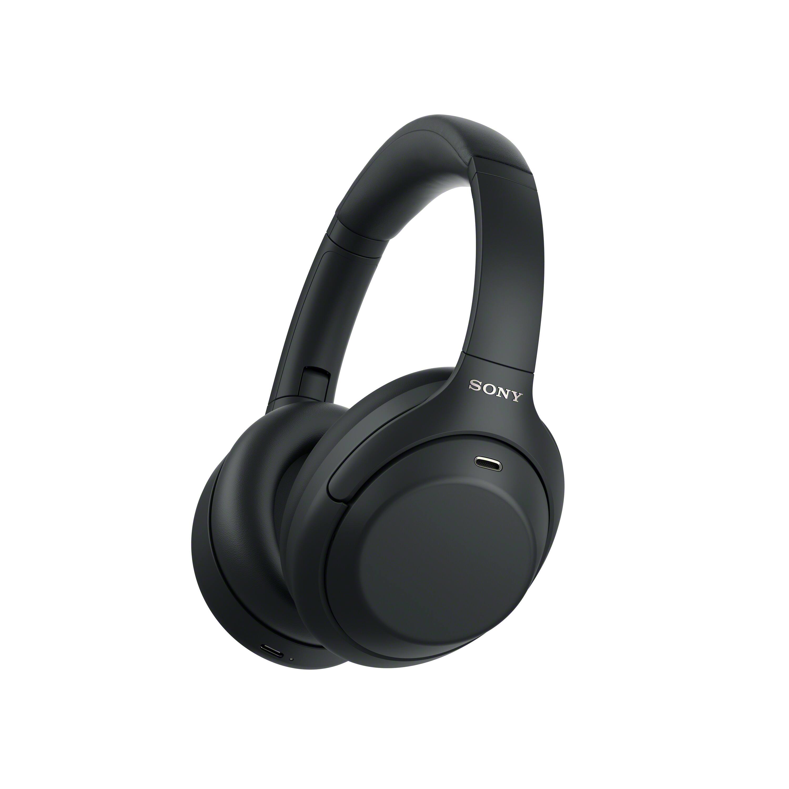 Front. Sony - WH-1000XM4C Wireless Noise Cancelling Headphones (M4 2nd Gen) - Black.