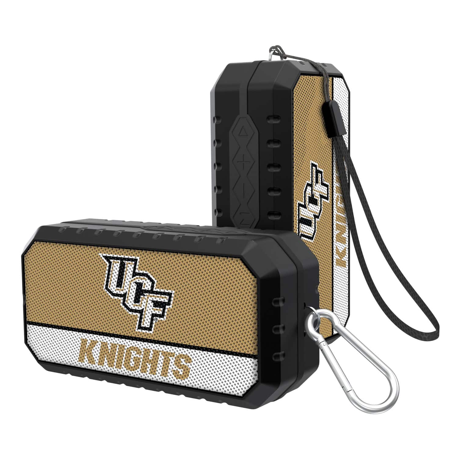Front. Keyscaper - UCF Knights End Zone Water Resistant Bluetooth Speaker - Multicolor.