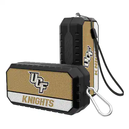 Front. Keyscaper - UCF Knights End Zone Water Resistant Bluetooth Speaker - Multicolor.