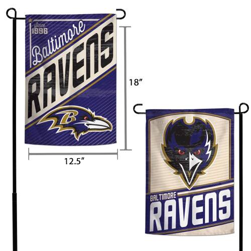 Sure, here is the corrected and grouped text:

- 1996 Baltimore Ravens
- 18" x 12.5"
- Baltimore Ravens