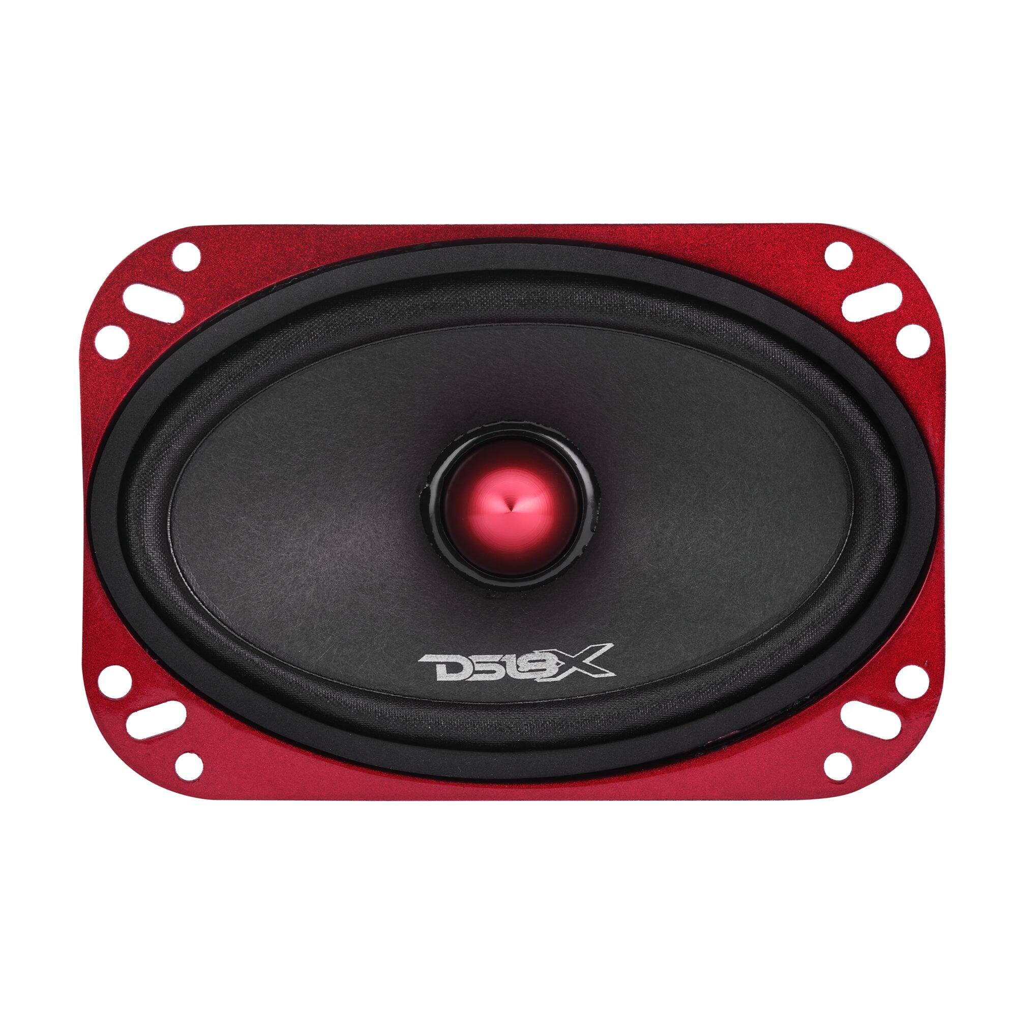 Alt View 1. DS18 Audio - PRO-X 4x6" Mid-Range Loudspeaker with Bullet, 100W RMS 4-Ohm.