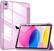 Front. DTTO - Case for iPad (A16) 11-inch 2025 and iPad 10th Generation 10.9 Inch 2022, Clear Back and TPU Shockproof Frame Cover - Orchid.