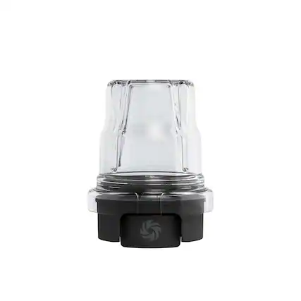 Front. Vitamix - Blending Cup and Bowl Starter Kit with 20-Ounce Cup, 8-Ounce Bowl, Blade Base and Lids - Clear.