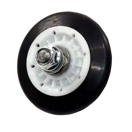 Front. HQRP - Dryer Drum Support Roller Replacement for LG 4581EL2002A, 4581EL2002C, AP5688895, PS8260240.