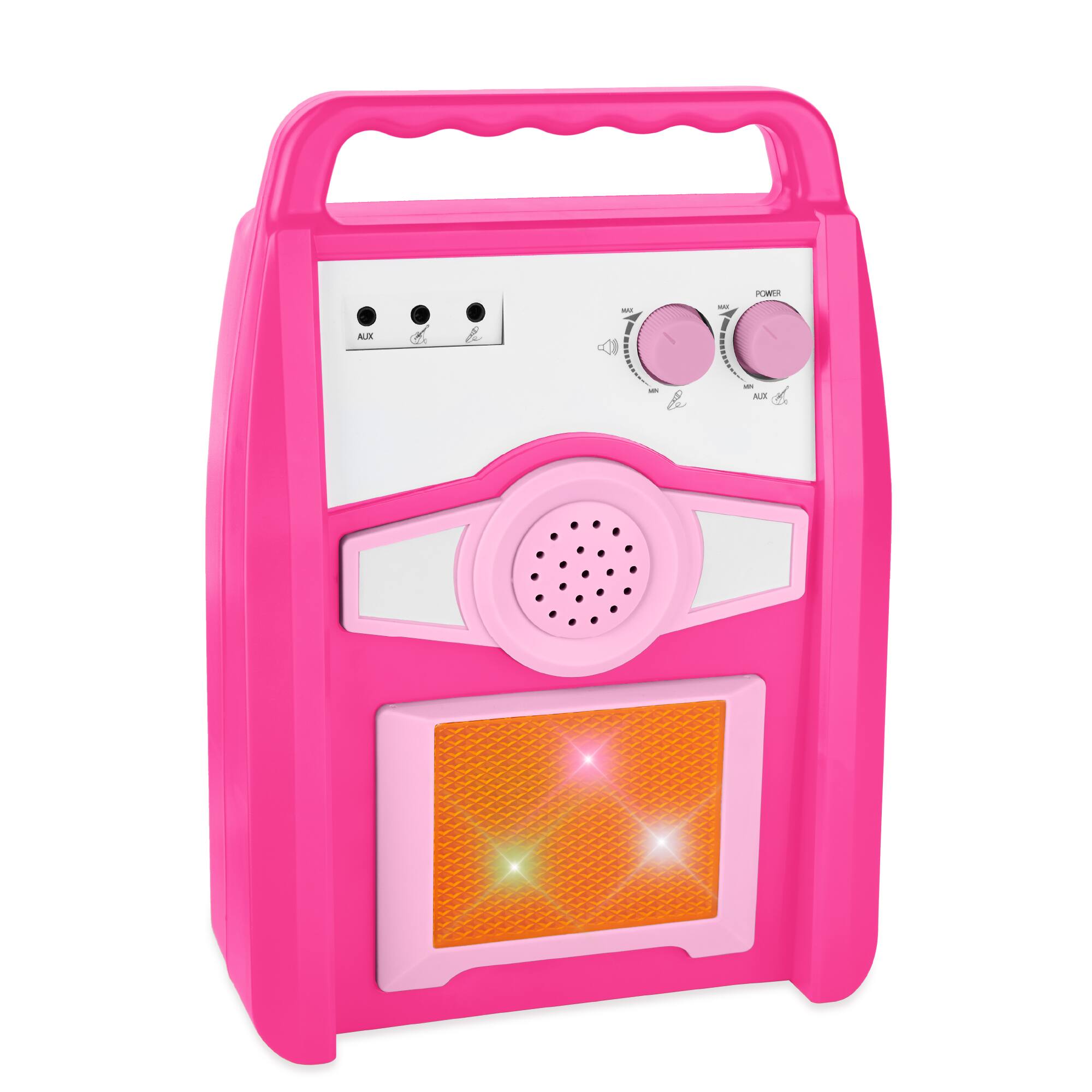 POWER  
AUX  
VOLUME  
BASS  
TREBLE  
AUX