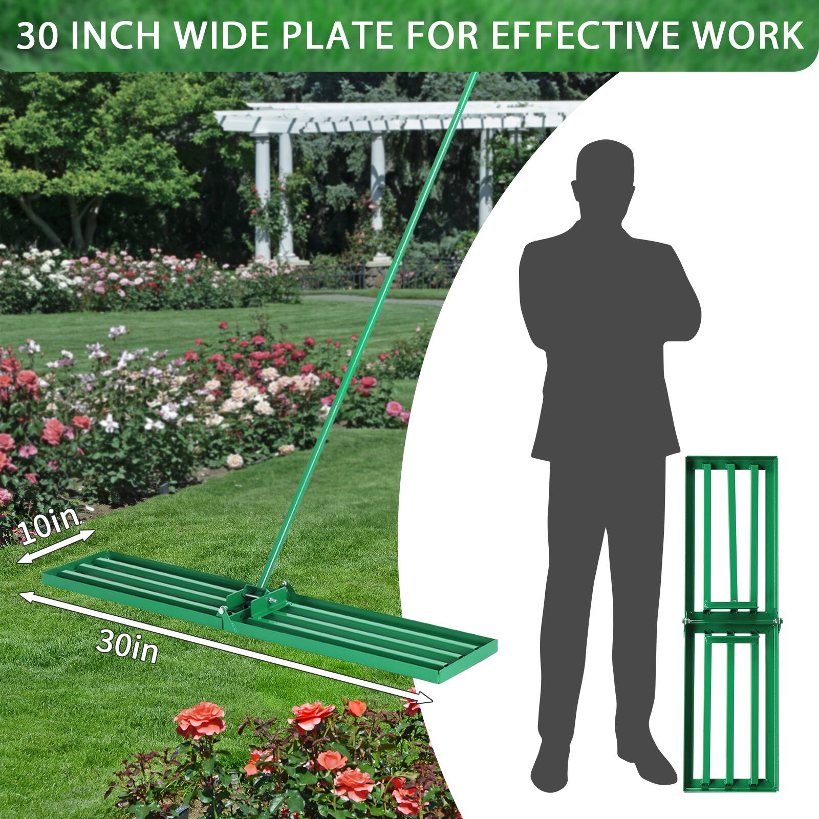 30 INCH WIDE PLATE FOR EFFECTIVE WORK

10in
30in