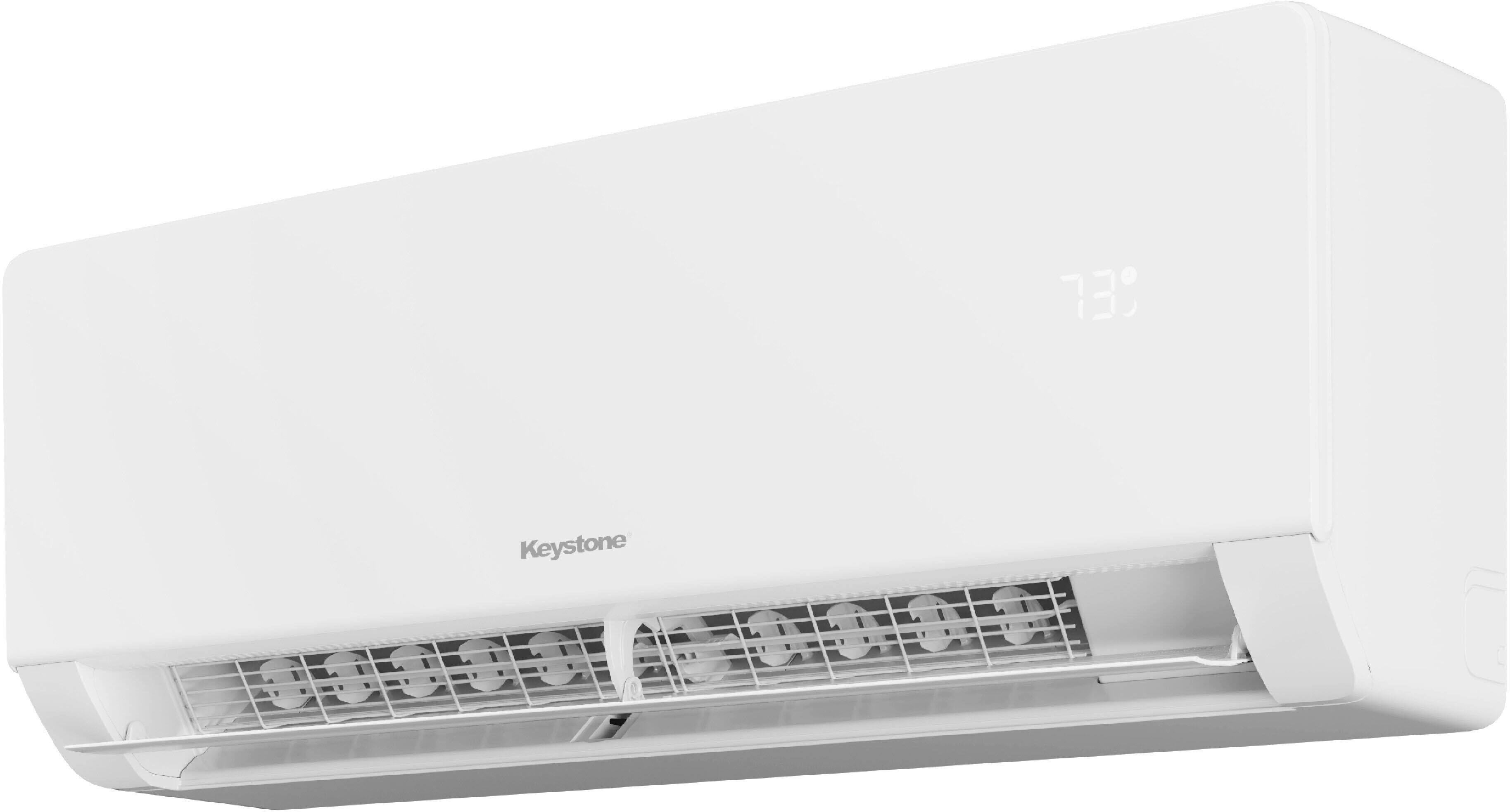 Alt View 11. Keystone - Core 230V 1,500 Sq. Ft. 24,000 BTU Smart Mini Split Air Conditioner 24,000 BTU Heater - White.