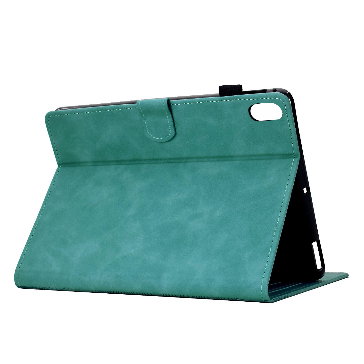 Alt View 6. Dteck - Shockproof Folio Case for Apple iPad (10th Generation) 10.9" 2022 with Smart Sleep Wake, PU Leather Stand Wallet Cover - Blue.
