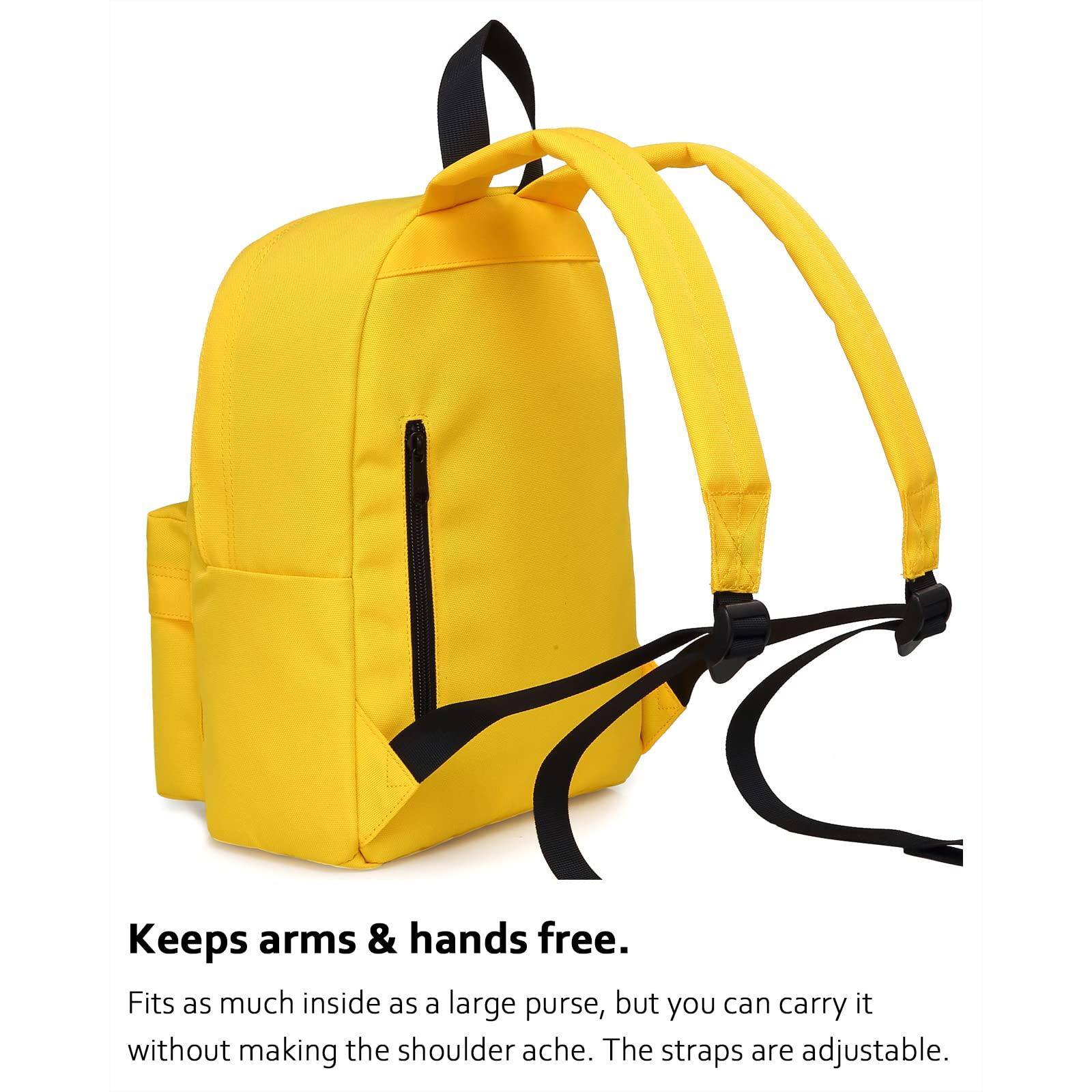 Back. Cozy Serene - Simplay+ Mini Backpack  Multiple Colors And Patterns 8 Litres - Sd275a, Black-Plain.