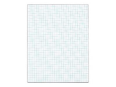 TOPS - Graph Pad, 8.5" x 11", Graph, 50 Sheets/Pad - White