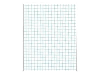 Front. TOPS - TOPS Graph Pad, 8.5" x 11", Graph, White, 50 Sheets/Pad (TOP 33041) - White.