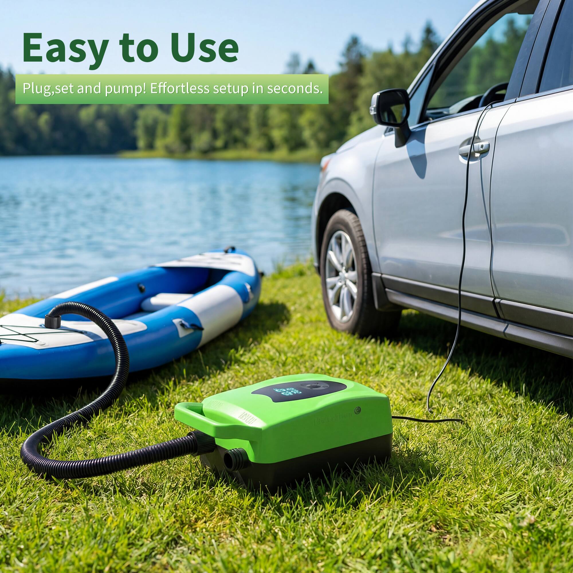 Easy to Use  
Plug, set and pump! Effortless setup in seconds.