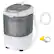 Alt View 12. Costway - Portable Mini Counter Top Washing Machine 5.5 lb. Spin Basket Laundry - Grey and White.