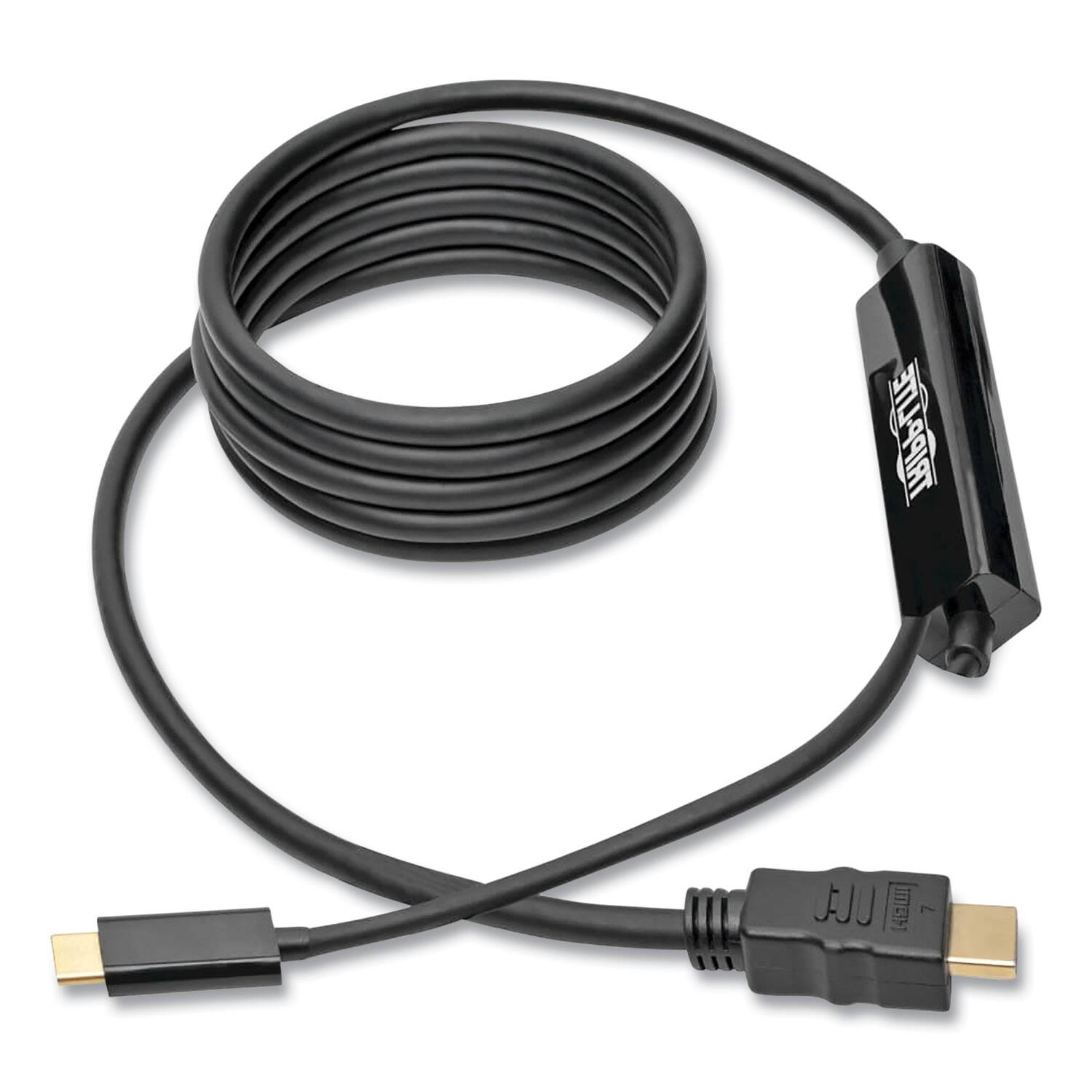 Alt View 1. Tripp Lite - U444-006-H 6 ft. USB Type C to HDMI Cable - Black - Black.