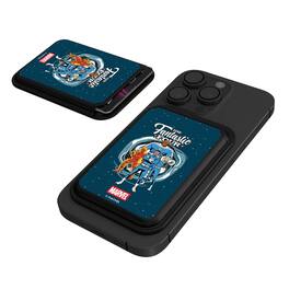 Keyscaper - Marvel Badge Black Magnetic Credit Card Wallet - Fantastic Four 3