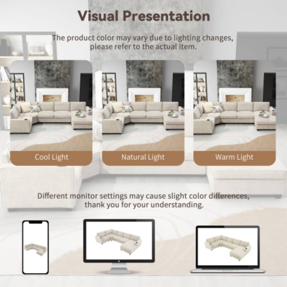Visual Presentation

The product color may vary due to lighting changes, please refer to the actual item.

Cool Light Natural Light Warm Light

Different monitor settings may cause slight color differences, thank you for your understanding.