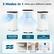 3 Modes in 1 Meet your different needs: 105 Dehumidify, 49 Pints/Day, Cool 62-86F, Fan, High/Low Speed Air Conditioner, Dehumidifier, Air Fan.