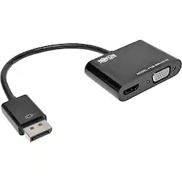 Tripp Lite - DisplayPort 1.2 to VGA/HDMI All-in-One Converter Adapter, 4K x 2K HDMI