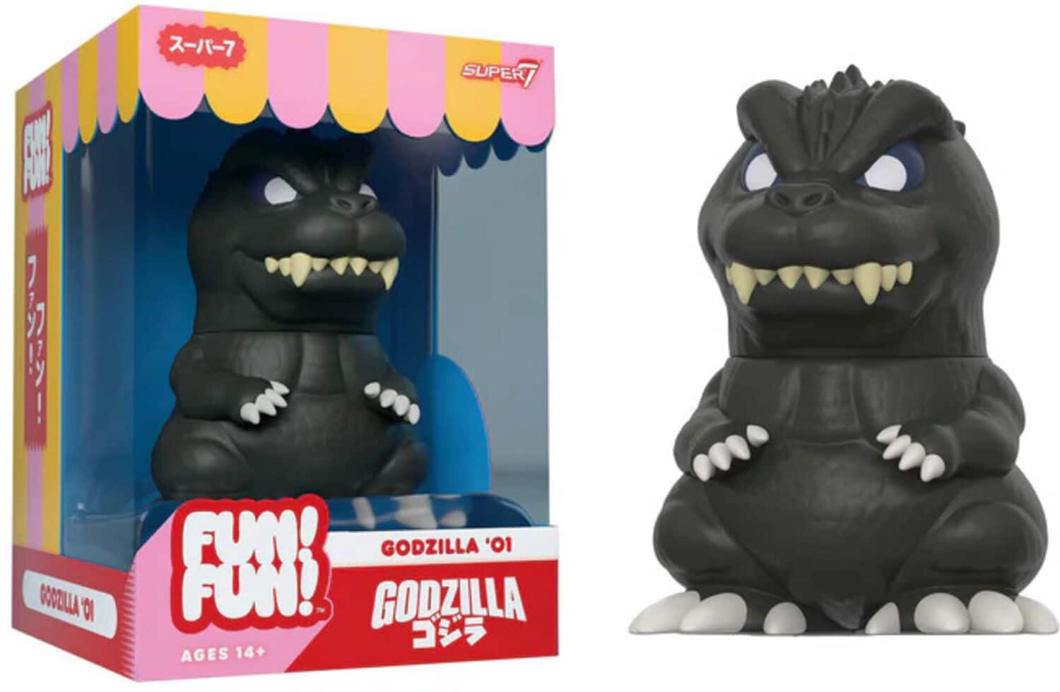 Super7 Toho FUN! FUN! Wv2 Godzilla 2001 COLLECTIBLES Multicolor