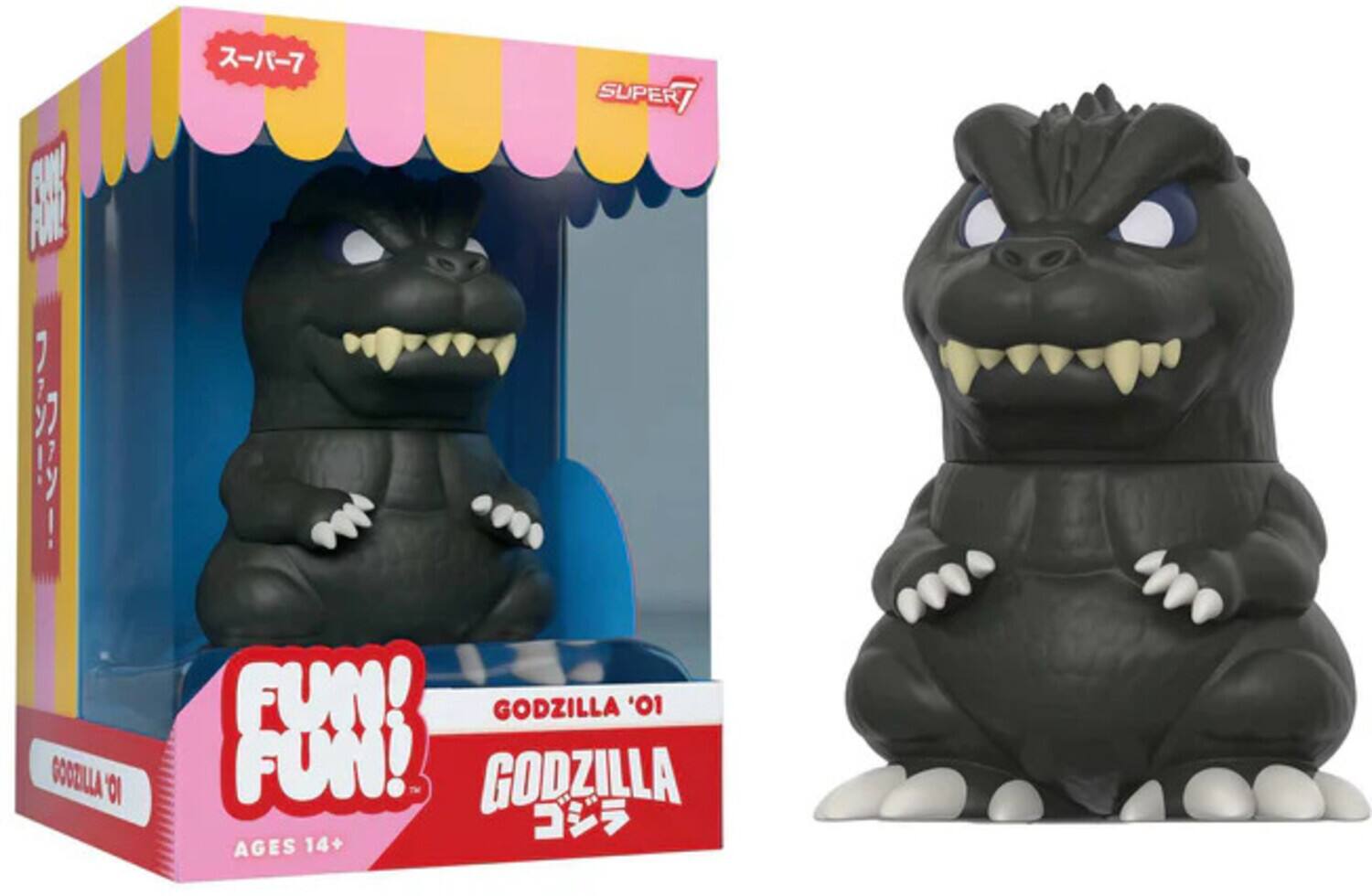 I COOELLA I 7 SUPER7 FUN! GODZILLA '01 AGES 14+