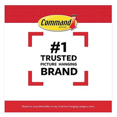 Command Brand  
#1 Trusted Picture Hanging Brand  
*Based on 2023 Methodify survey of picture hanging category users.