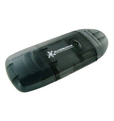 Back. BlueProton - BlueProton USB 2.0 SDHC/SDXC Card Reader Writer (Black).