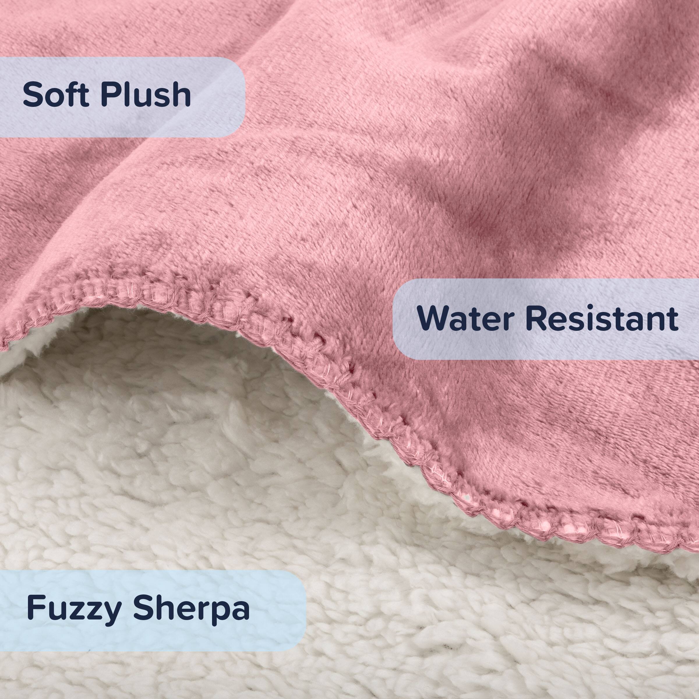 Soft Plush  
Water Resistant  
Fuzzy Sherpa