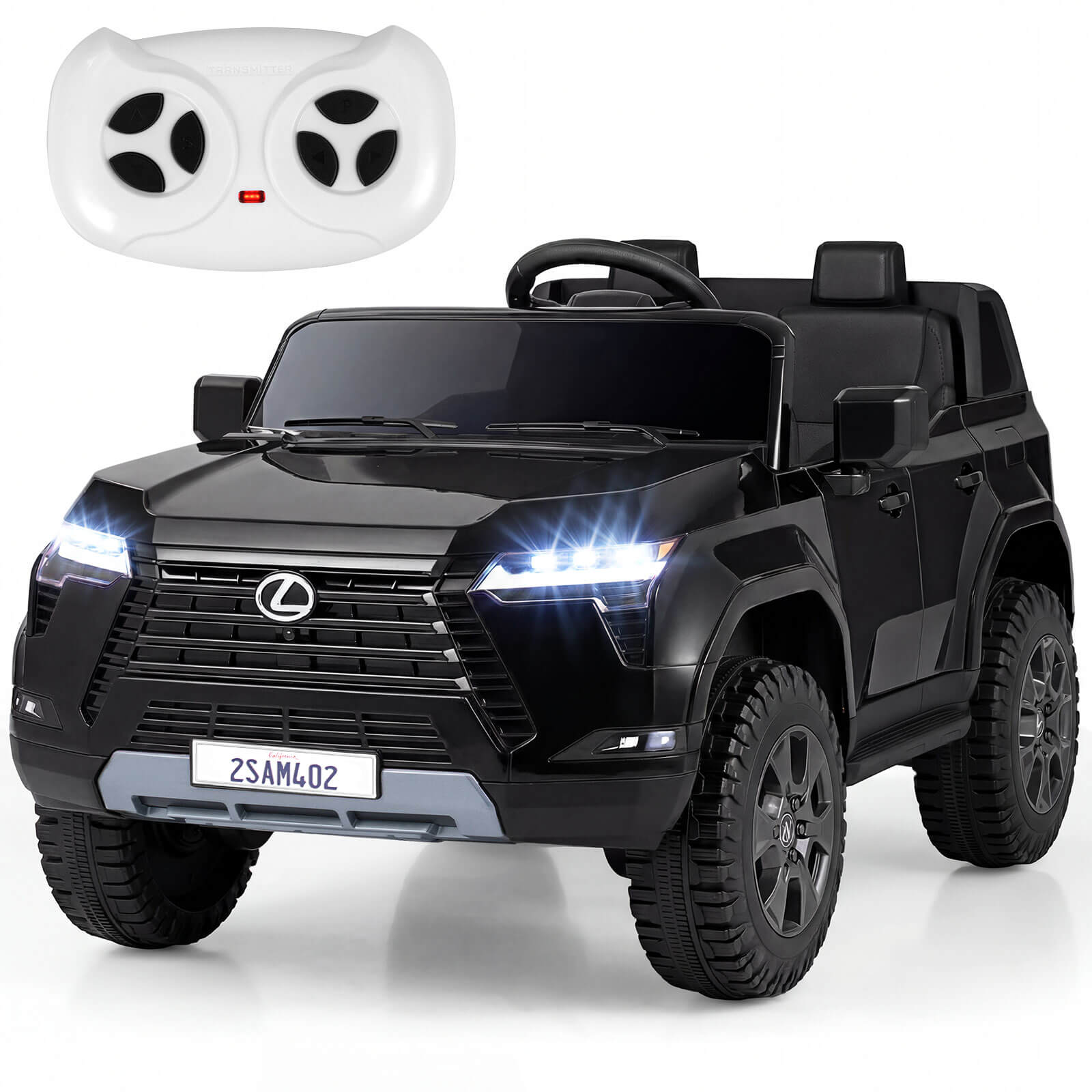Costway - Ride on Car for Kids, 24V 4WD Licensed LEXUS GX550 Electric Vehicle with Remote - Black price history on PriceWatchPro