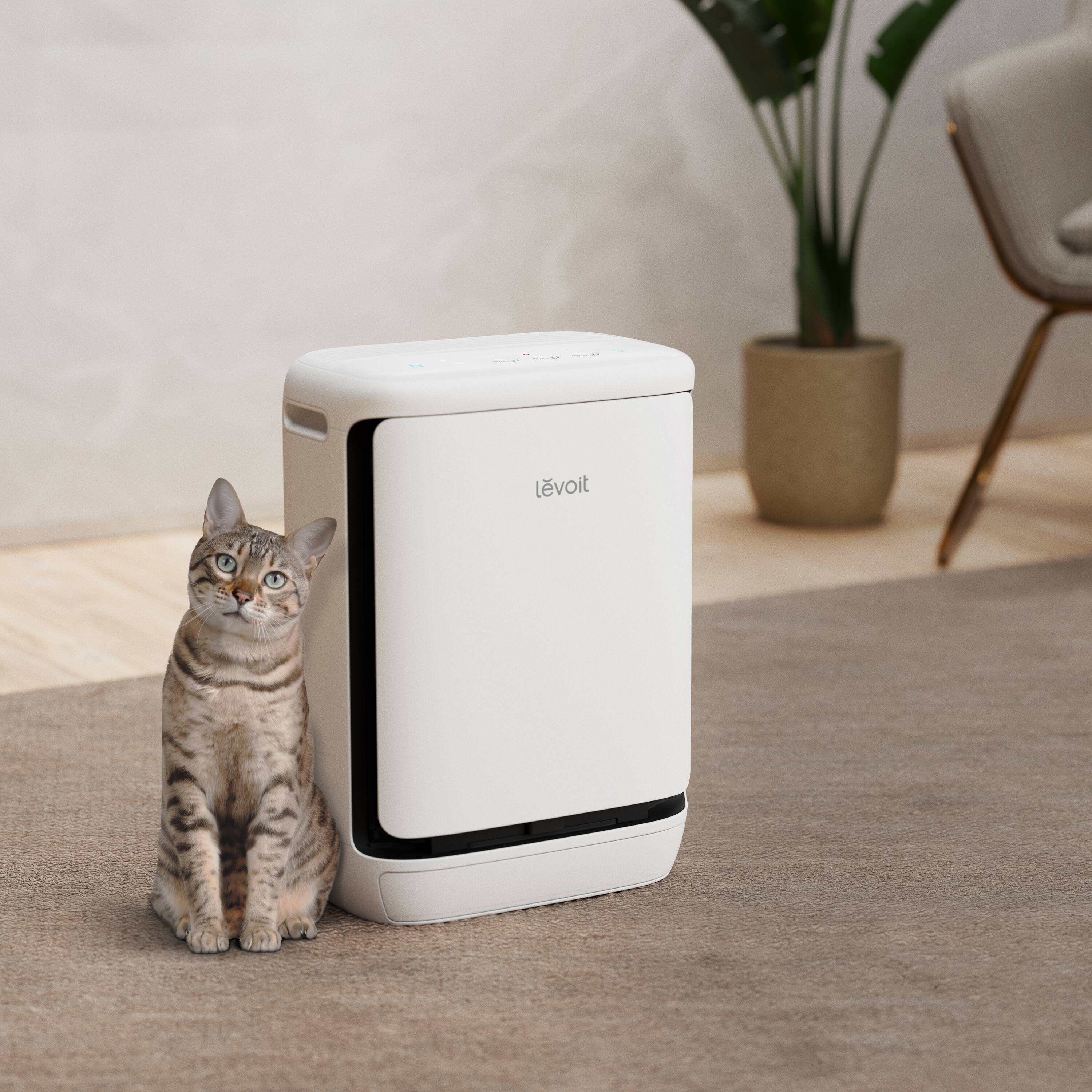 Alt View 10. Levoit - Vital Pet Pro Air Purifier - White.