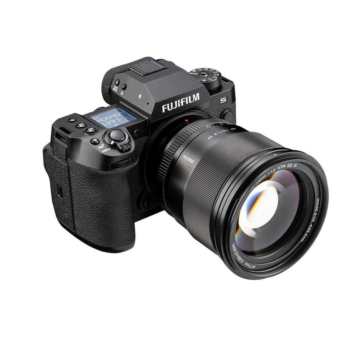FUJIFILM S CEO me P'USL x VILTROX I STM ED IF R /80 477mm IMAGE SIZE +20.4mm 4mm