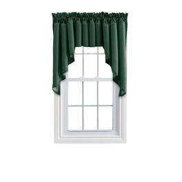 Ellis Curtain - Ellis Stacey 3"Rod Pocket High Quality Fabric Solid Color Window Lined Swag Set 126"x63" - Harvest