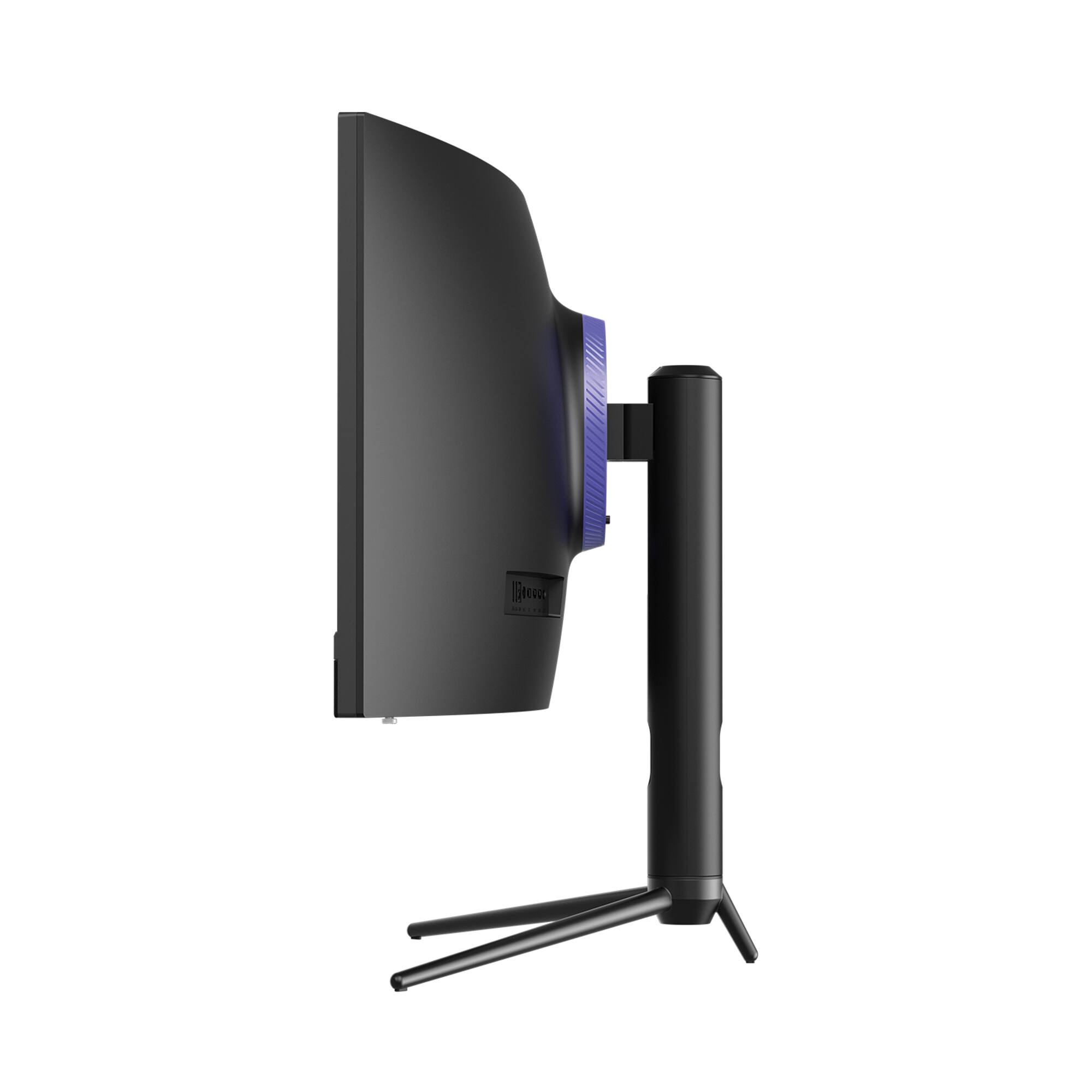 Left. Mobile Pixels - 45" 1500R 165Hz DQHD OLED Curved Gaming Monitor - Black.