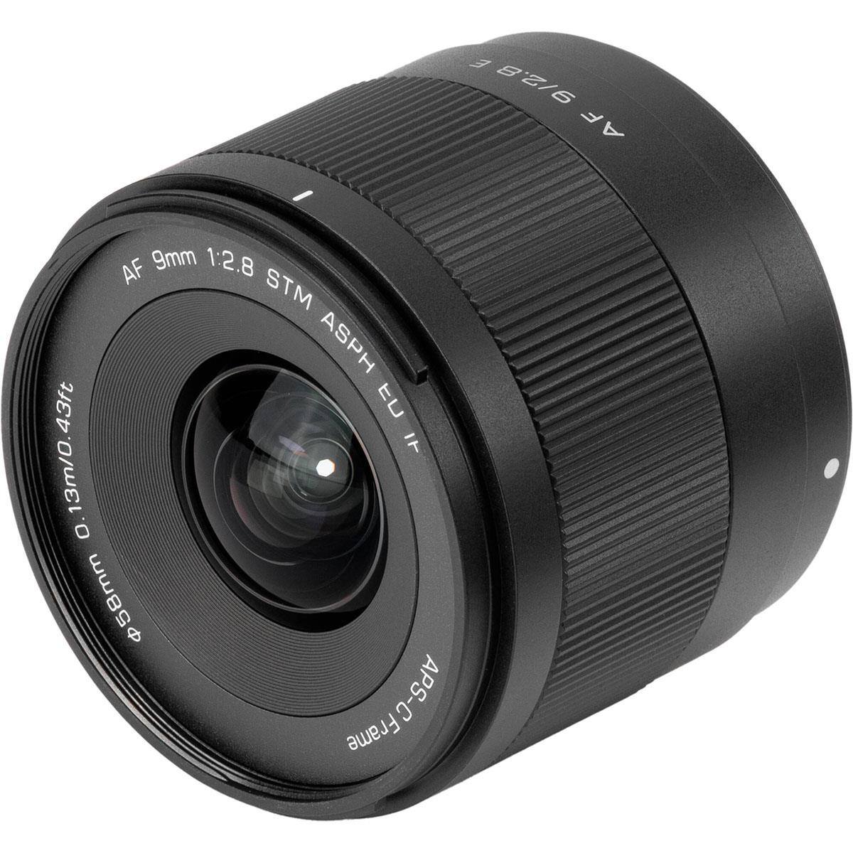 E 9/2.8 AF  
AF 9mm 1:2.8 STM ASPH EU  
43ft / 13m  
Φ58mm  
Frame APS-C