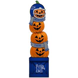 Fan Creations - Memphis Tigers 31" Stacked Pumpkin Leaner - Multicolor