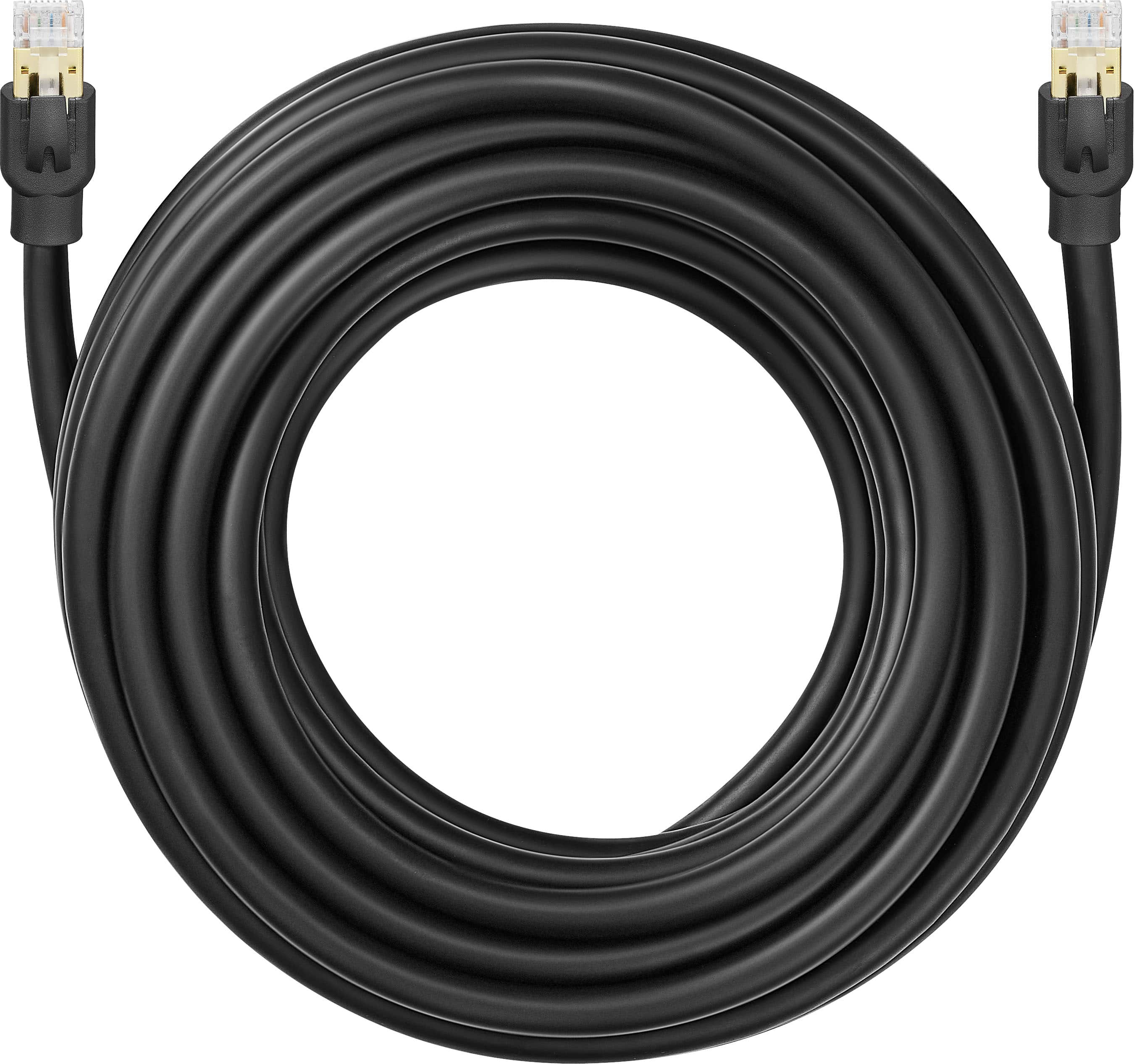 Alt View 14. Insignia™ - 25 ft. Cat-8 Ultra High-Speed Ethernet Cable - Black.