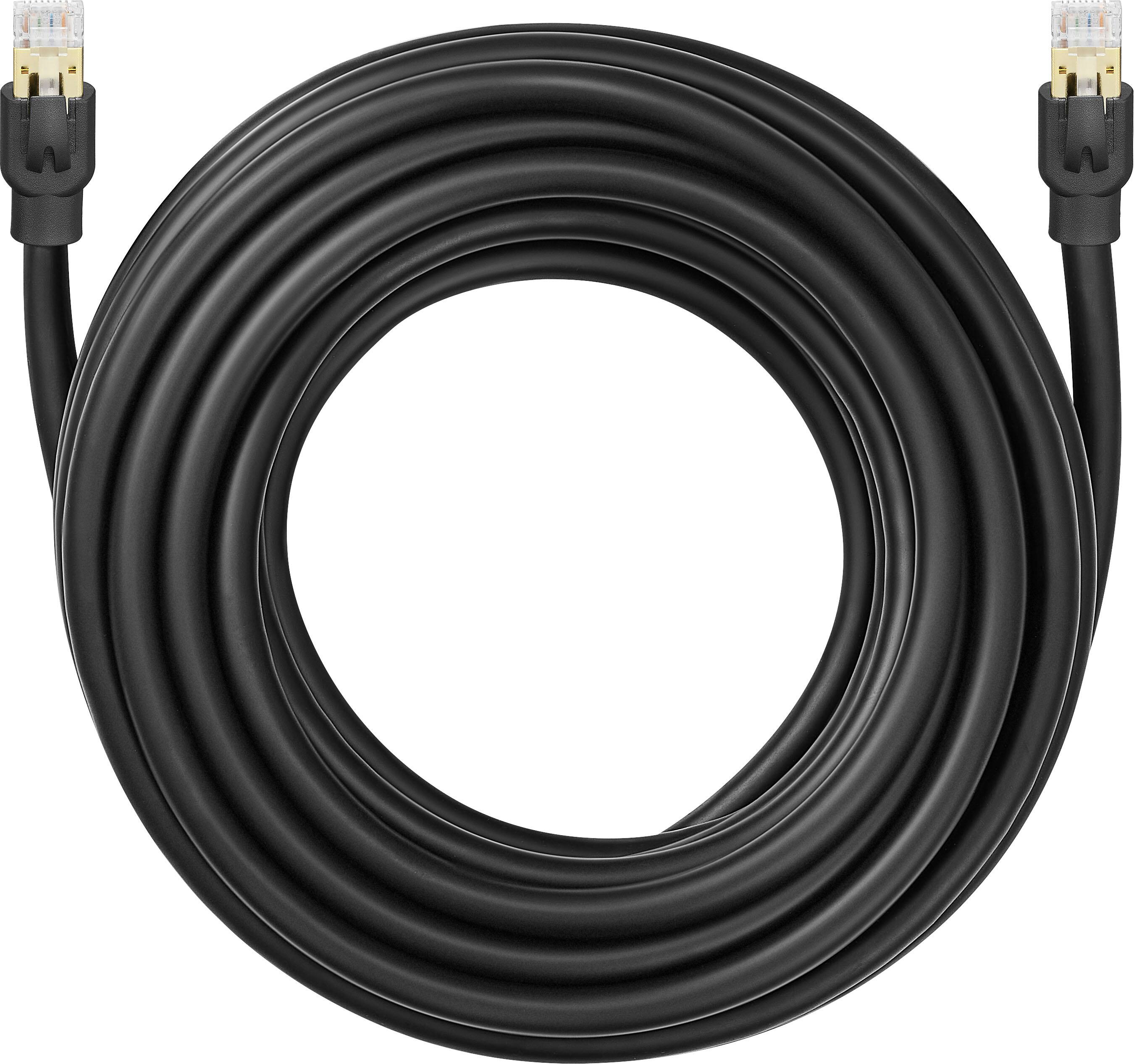 Alt View 14. Insignia™ - 25 ft. Cat-8 Ultra High-Speed Ethernet Cable - Black.