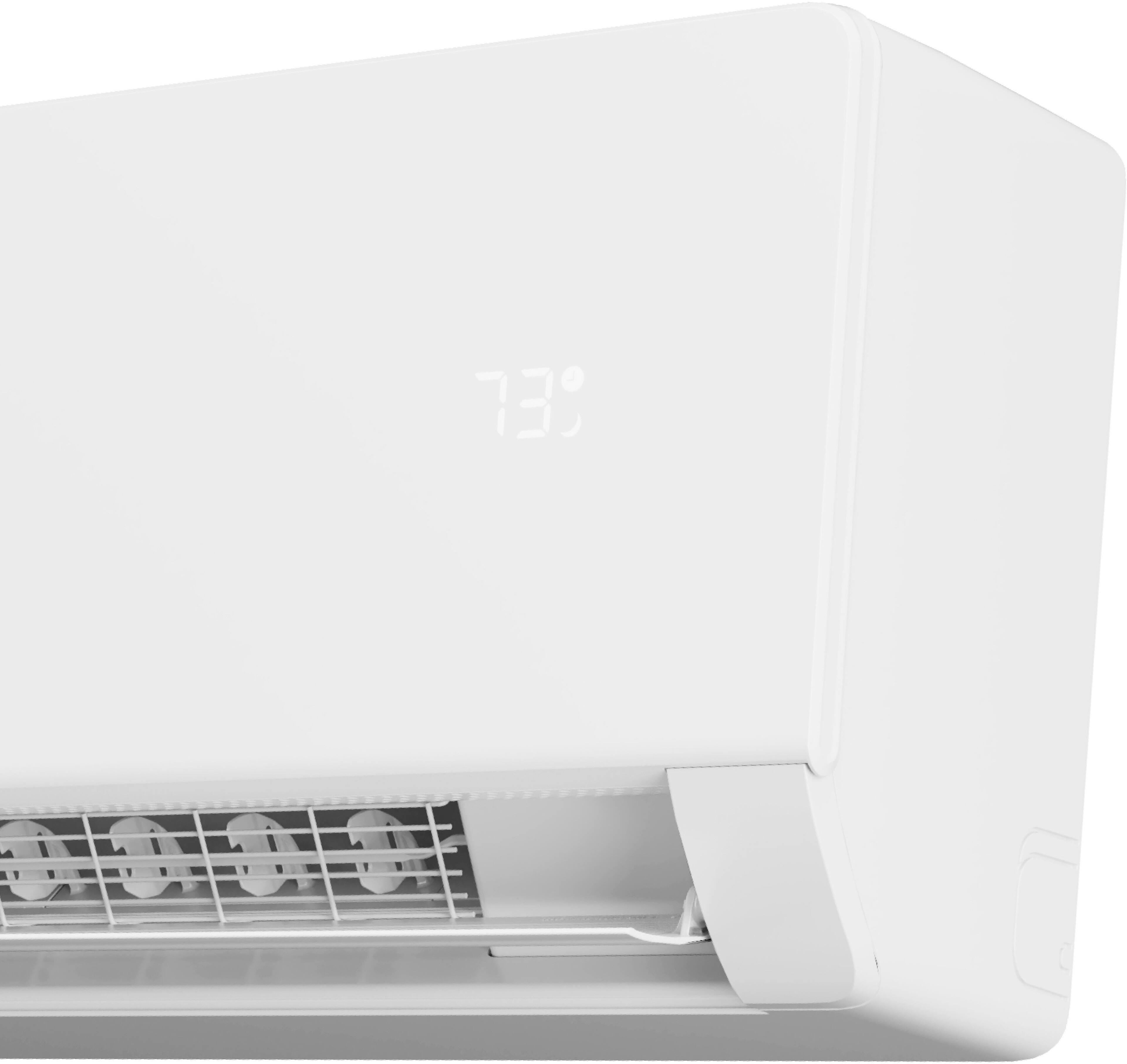 Alt View 13. Keystone - Core 115V 550 Sq. Ft. 12,000 BTU Smart Mini Split Air Conditioner 12,000 BTU Heater with Remote - White.