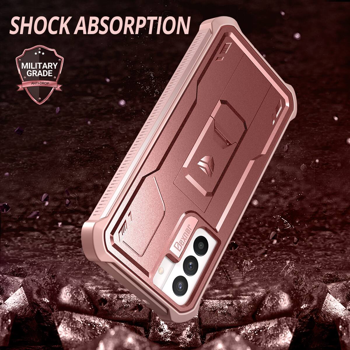 SHOCK ABSORPTION  
MILITARY GRADE ANTI-DROP  
DEXNAR