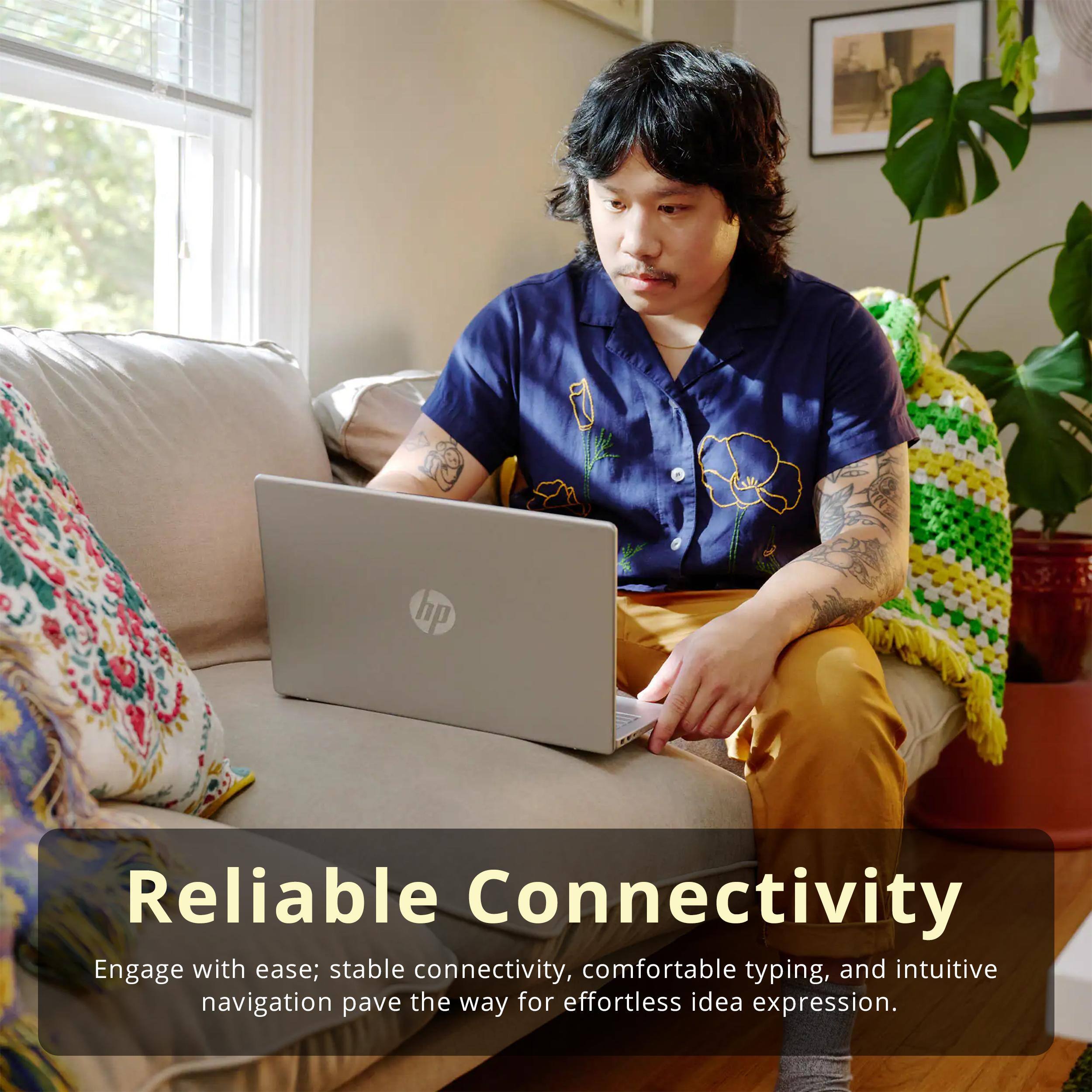 hp

Reliable Connectivity

Engage with ease; stable connectivity, comfortable typing, and intuitive navigation pave the way for effortless idea expression.