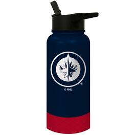 Great American Products - Winnipeg Jets 32oz. Logo Thirst Hydration Water Bottle - Multicolor