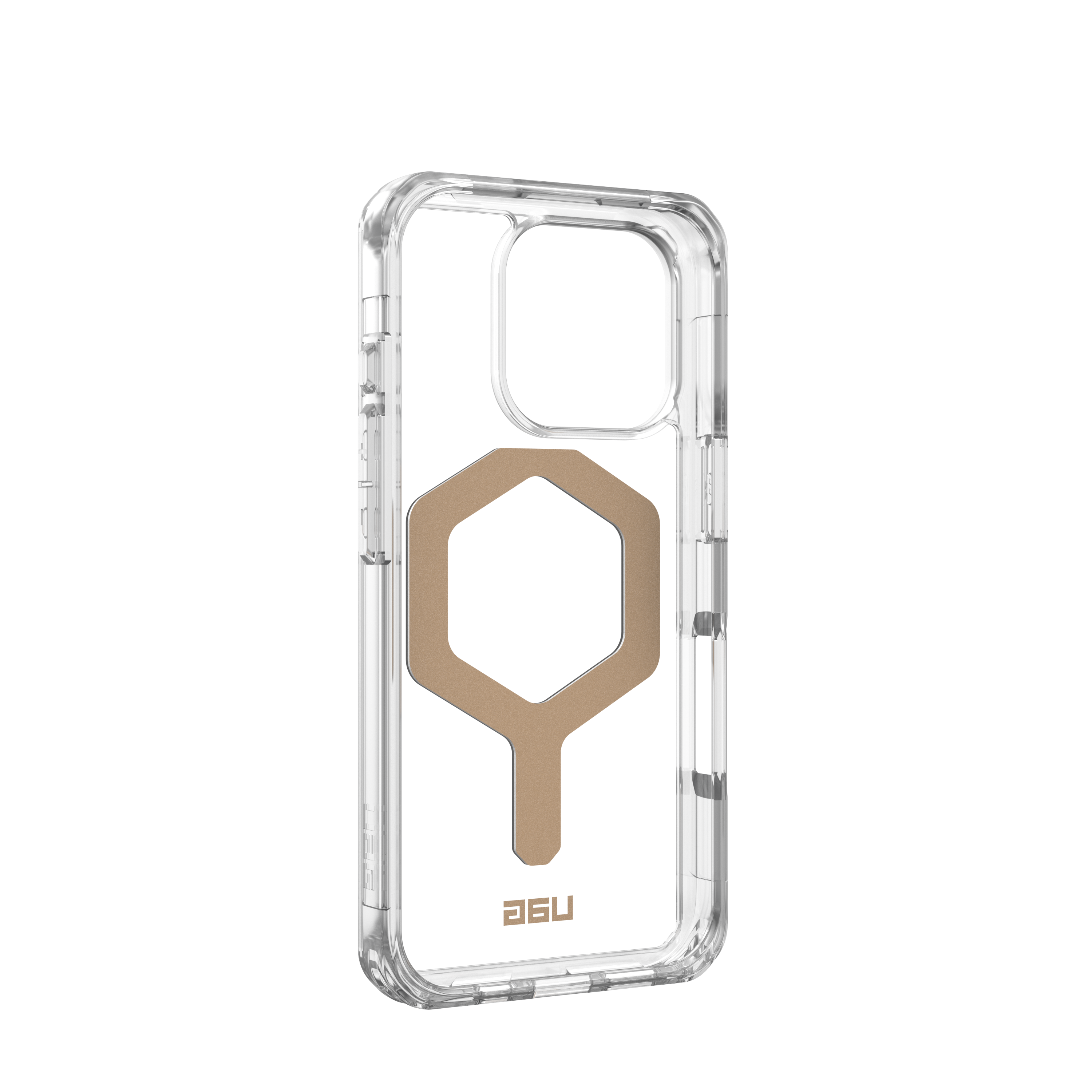 Alt View 11. UAG - Plyo Series Case with Magsafe for Apple iPhone 16 Pro - Ice/Gold.
