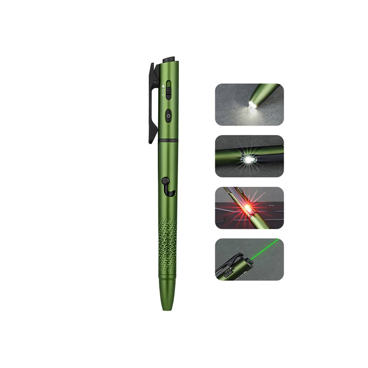 Alt View 1. OLIGHT - Olight O'Pen 3 4-in-1 Rechargeable Multifunctional Penlight with Green Laser, OD Green.