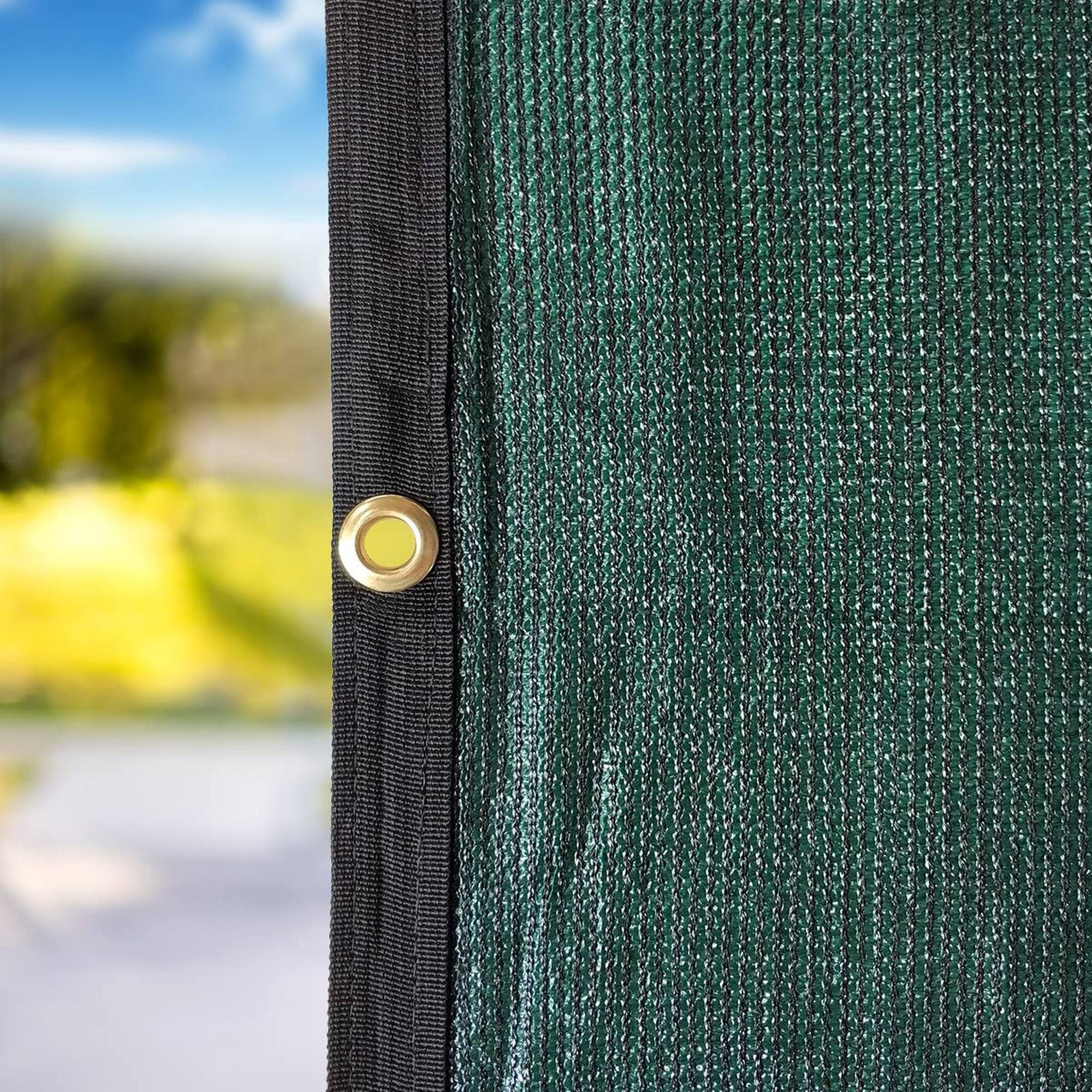 Alt View 3. Boyel Living - Green RV Awning Privacy Sunblock Screen for Outdoor - Dark Green.