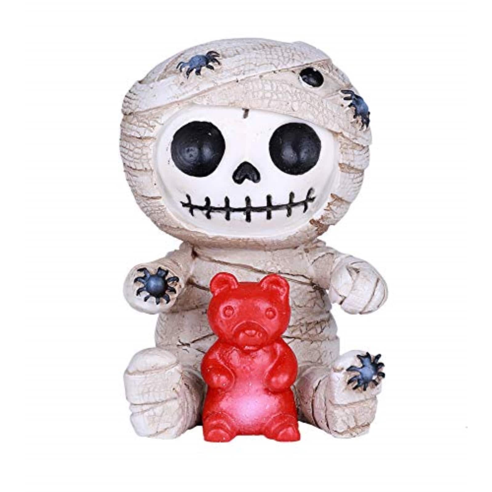 Pacific Trading - Furrybones Mummy Skeleton in Costume Figurine - White