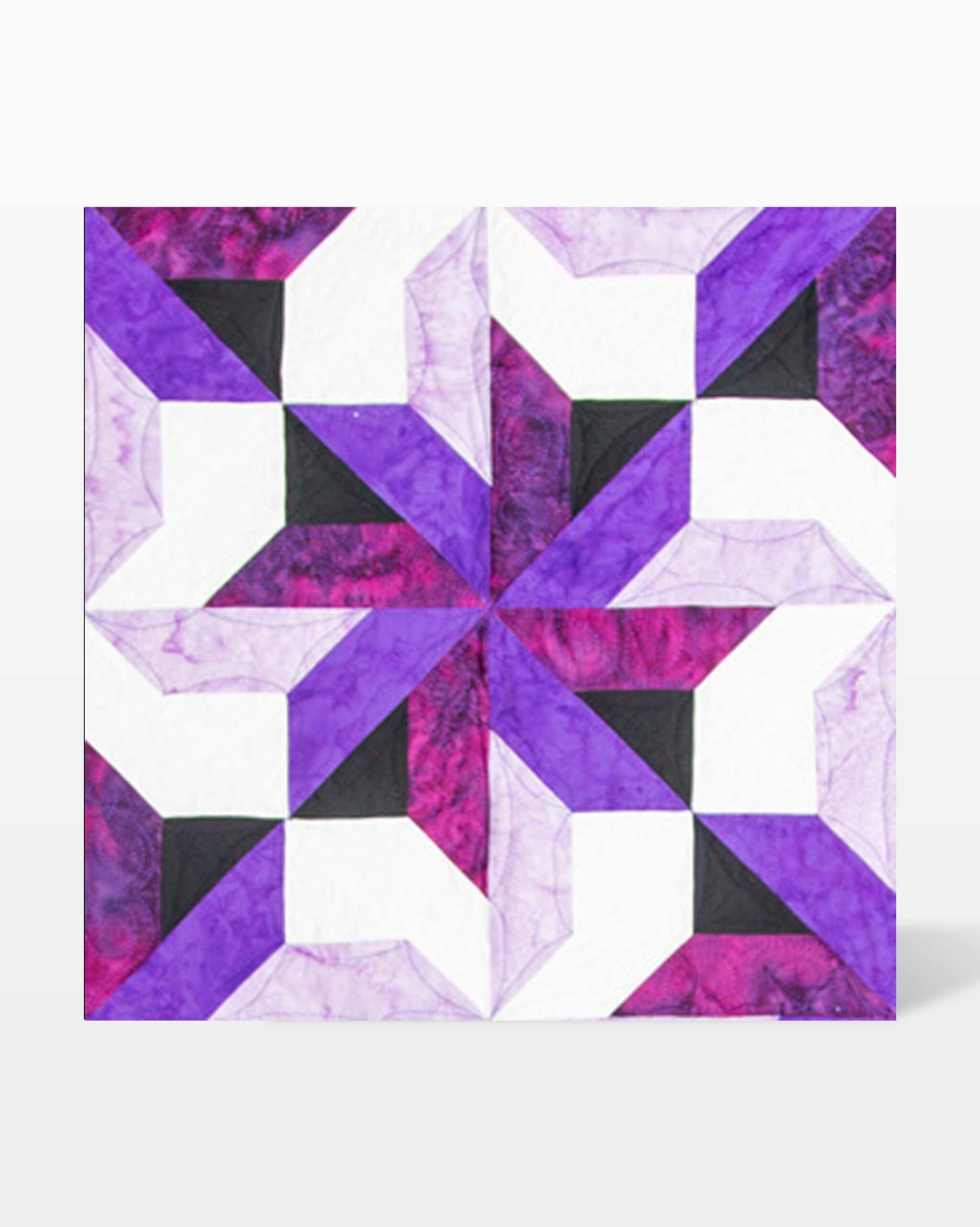 Alt View 2. AccuQuilt - GO! Whirling Star-12 Finished Die - Multicolor.