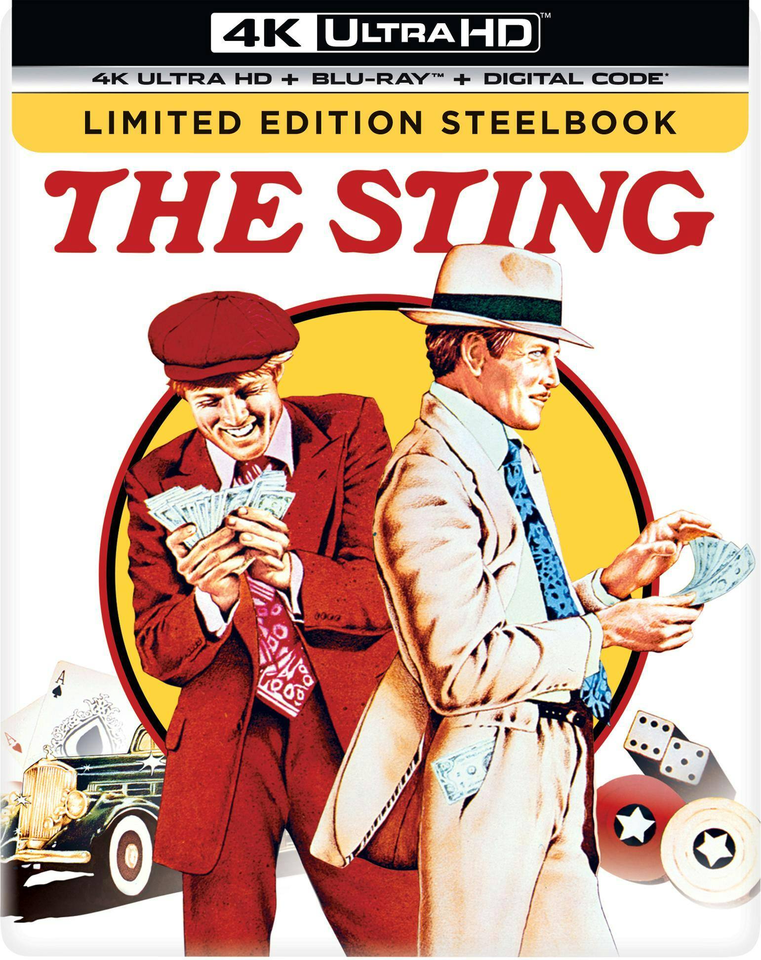 Front. The Sting (Limited Edition 4K Ultra HD Steelbook + Blu-ray) [UHD].