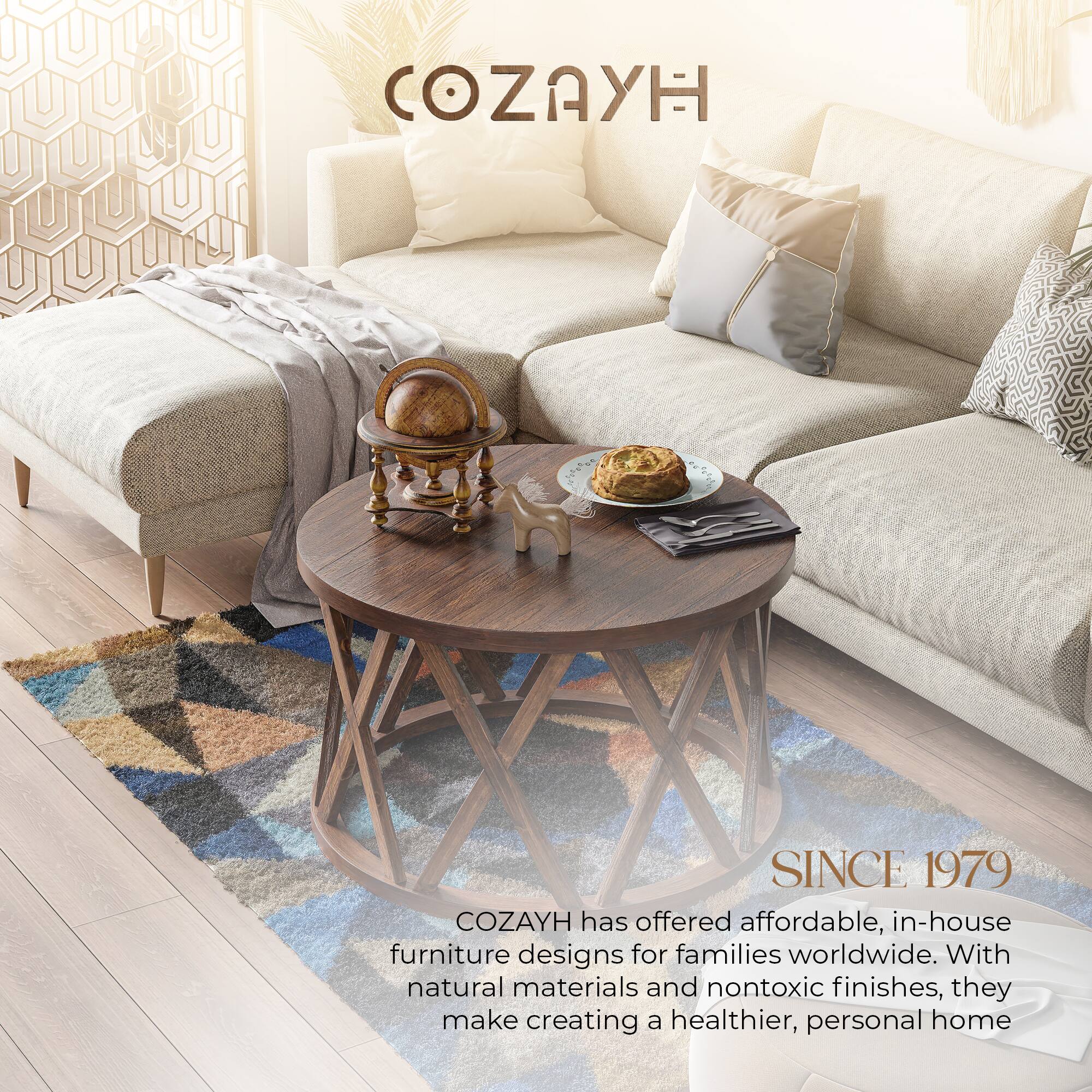 COZAYH SINCE 1979

COZAYH has offered affordable, in-house furniture designs for families worldwide. With natural materials and nontoxic finishes, they make creating a healthier, personal home.