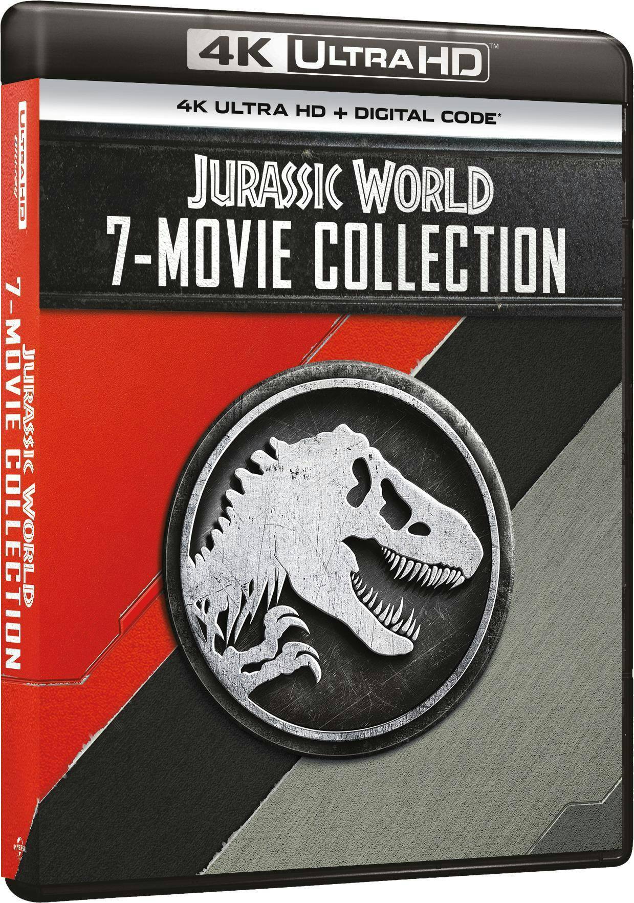 Angle. Jurassic World: 7-Movie Collection   - 4K Blu-Ray.