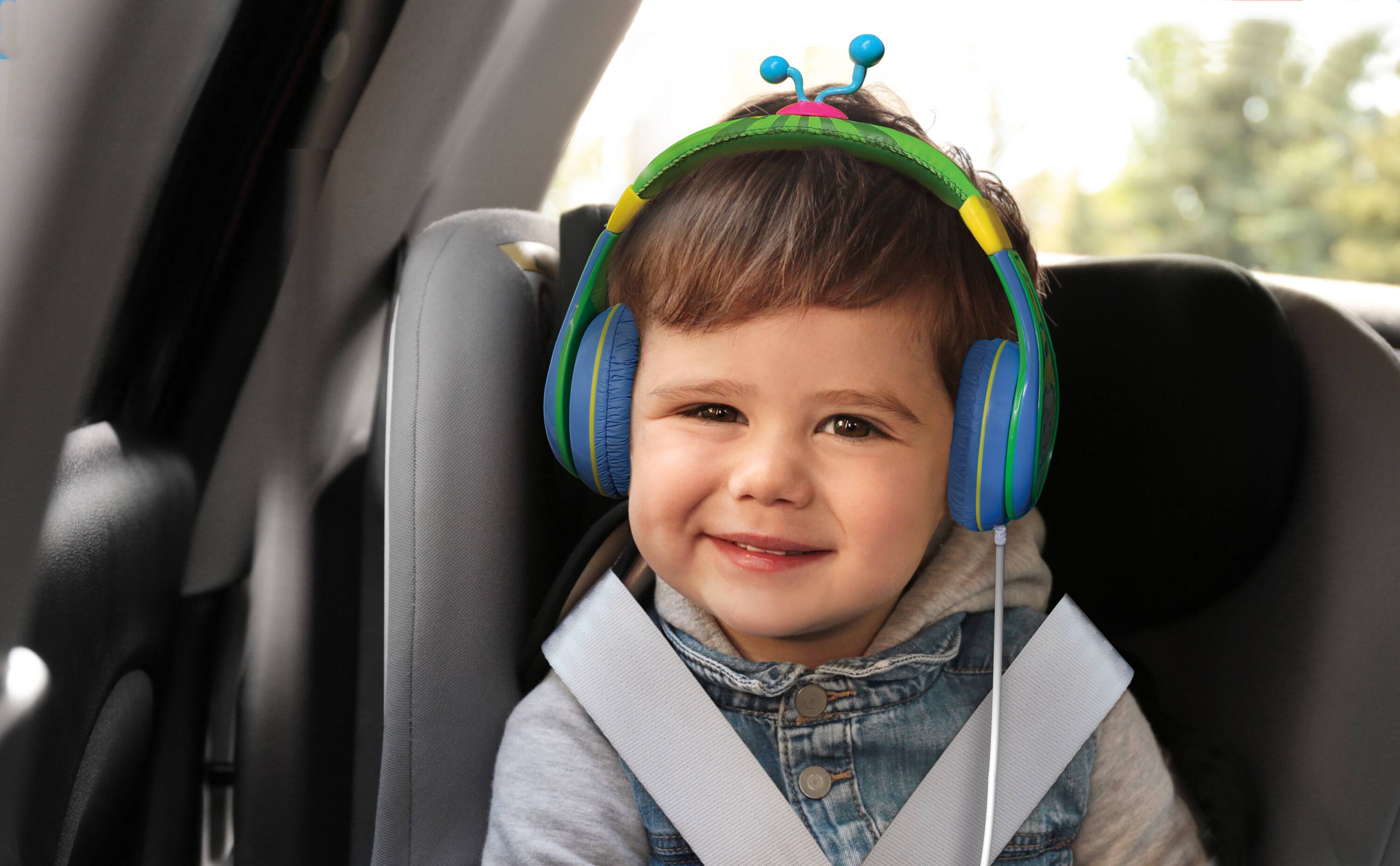 Alt View 1. eKids - eKids Cocomelon Wired Headphones for Kids, Children’s Headphones for School, Home, or Travel - Multicolor.
