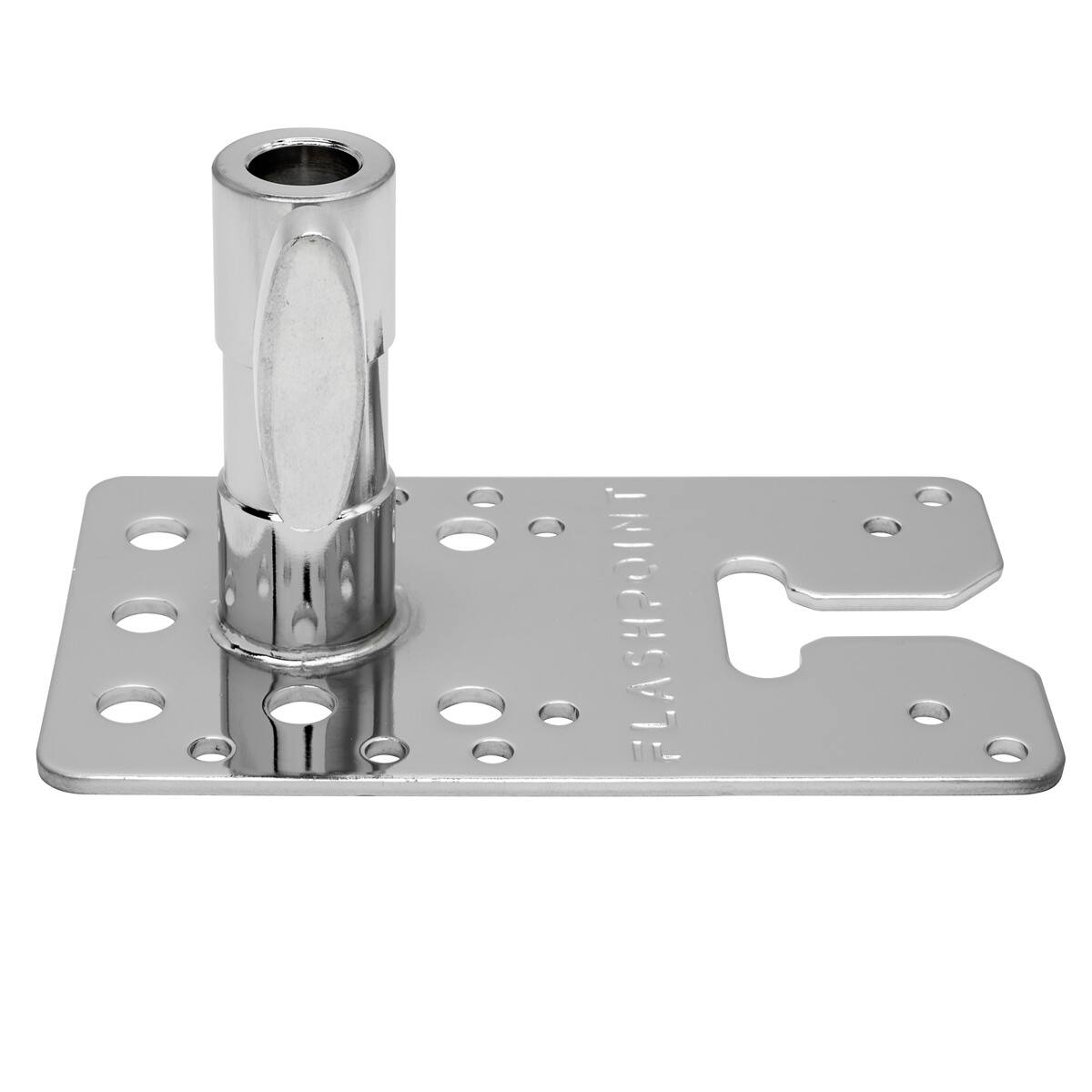 Front. Flashpoint - Flashpoint T-Slot Wall Plate with 5/8" Locking Receiver and VESA Mount.